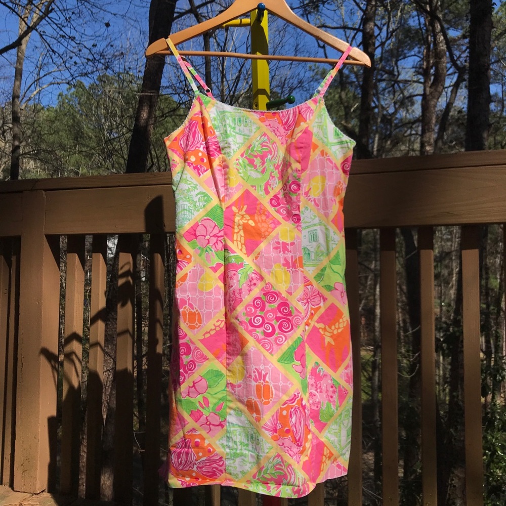 Pristine Lilly Pulitzer Patchwork Dress - image 2